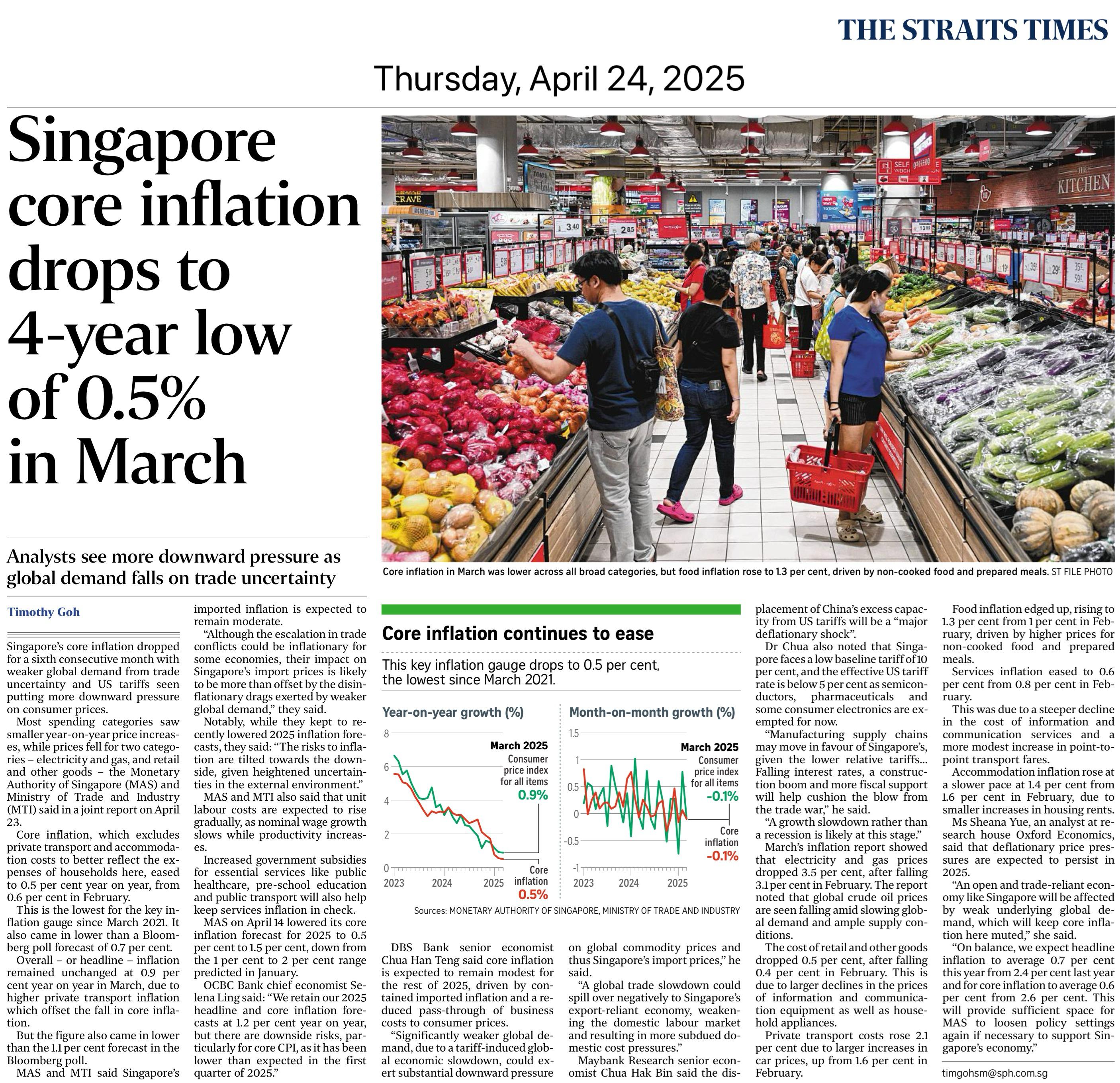 24 April 2025 news