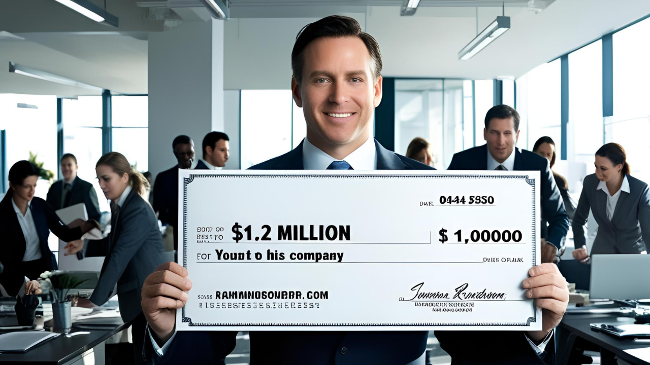 Man return cheque