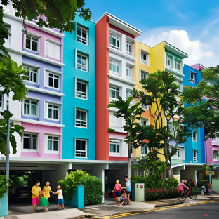 Singapore HDB flats