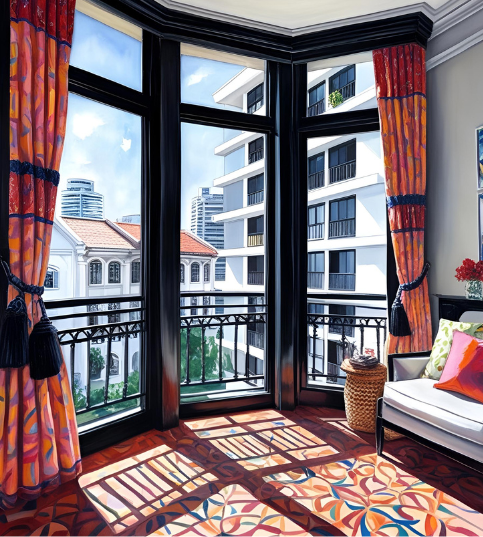 Singapore Residential Living Hall