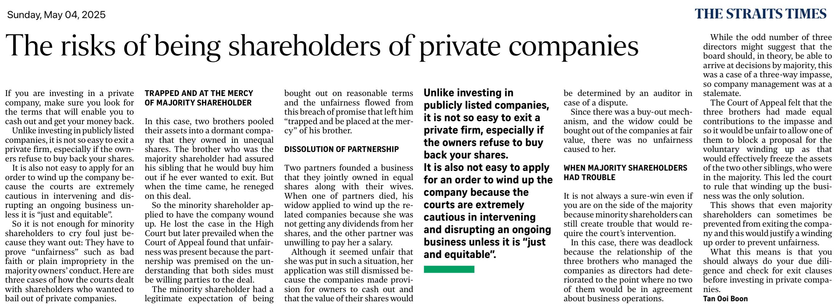 shareholders