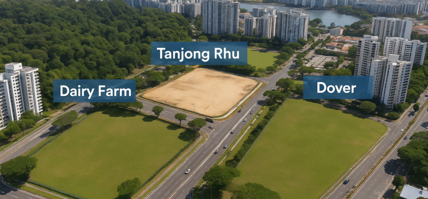 Dairy Farm, Tanjong Rhu, Dover housing sites for sale