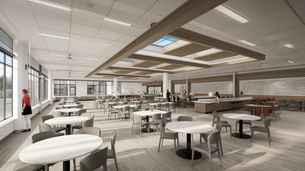 a canteen -size 3422 sqft