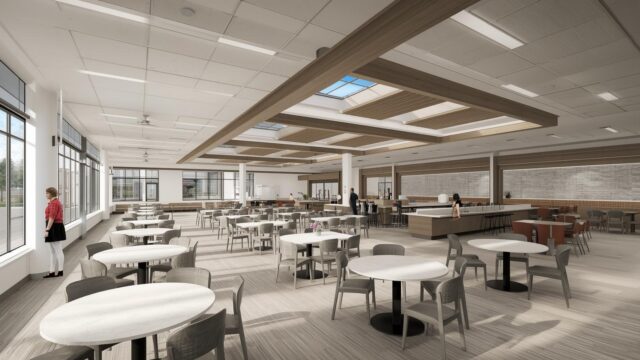 a canteen -size 3422 sqft